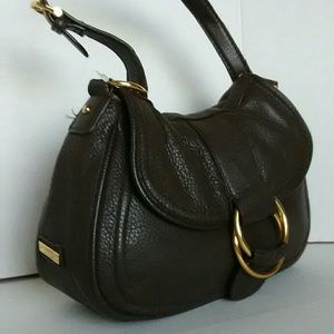 Chaps "Original"Small leather hobo shoulder bag